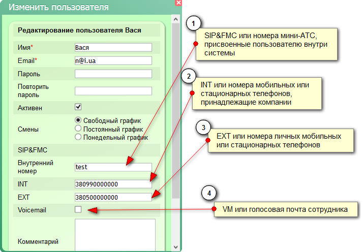Внутренние и личные телефоны сотрудников